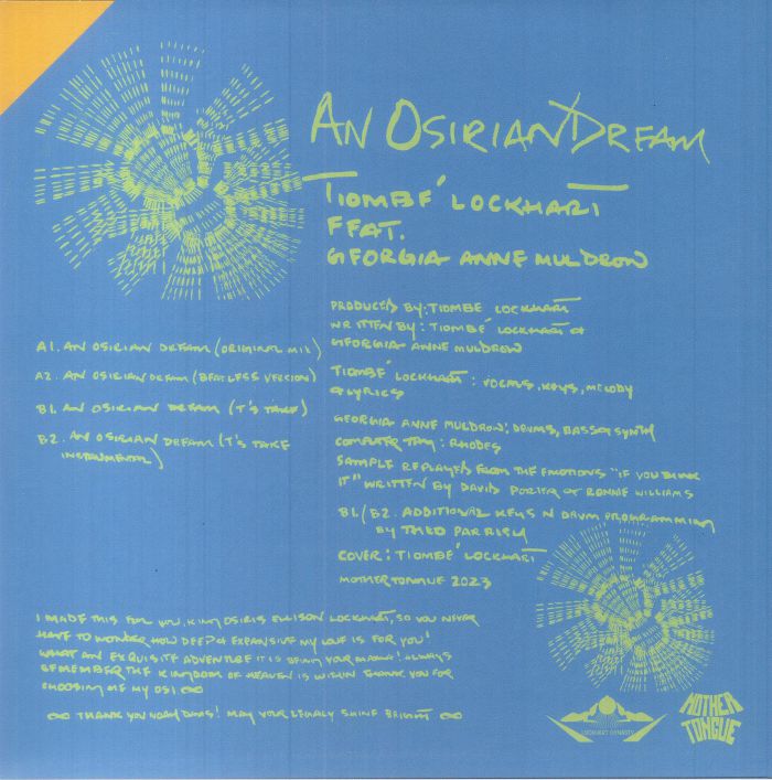 LOCKHART, Tiombe feat GEORGIA ANNE MULDROW - An Osirian Dream (OG & Theo Parrish Takes)