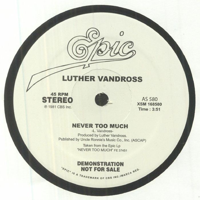 Luther VANDROSS - Never Too Much