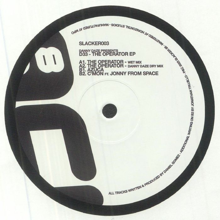 DAZE, Danny presents D33 - The Operator EP
