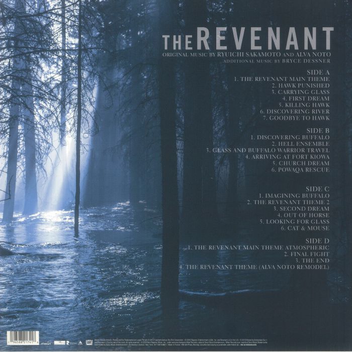 SAKAMOTO, Ryuichi/ALVA NOTO/BRYCE DESSNER - The Revenant (Soundtrack)