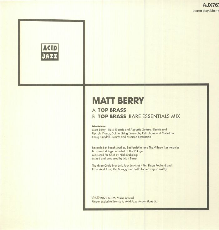 BERRY, Matt - Top Brass