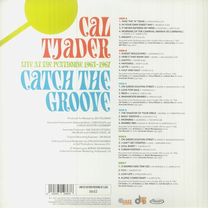TJADER, Cal - Catch The Groove: Live At The Penthouse 1963-1967