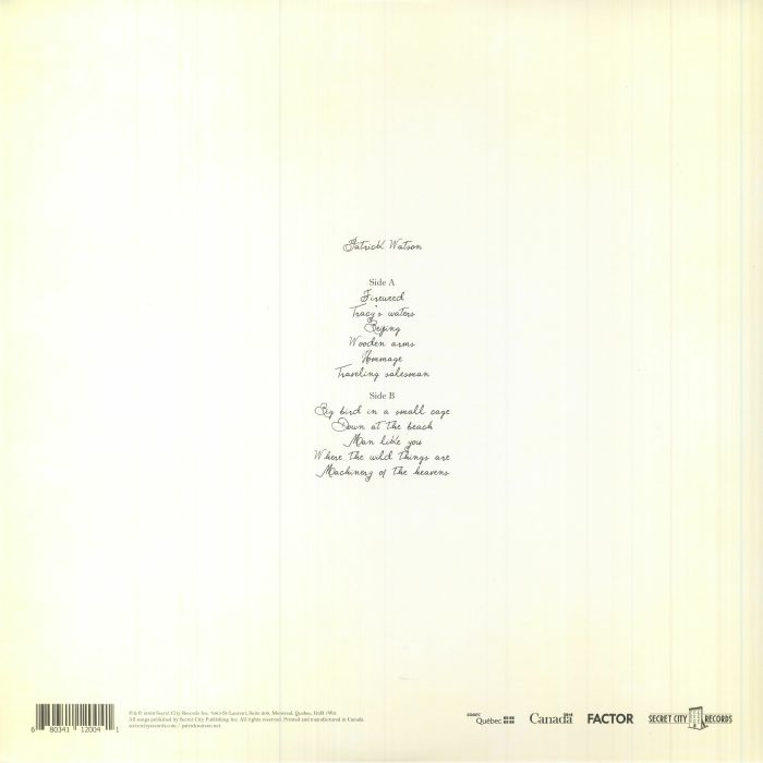 WATSON, Patrick - Wooden Arms (reissue)