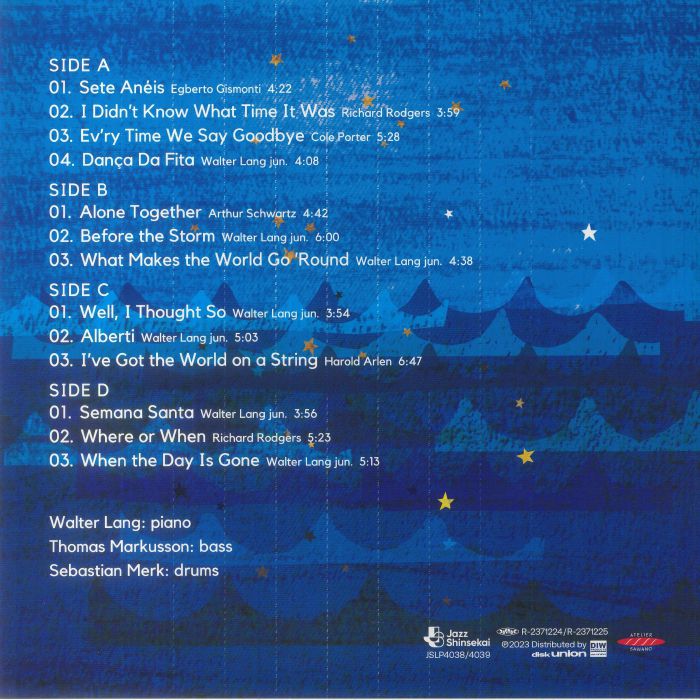 WALTER LANG TRIO - Moonlight Echoes