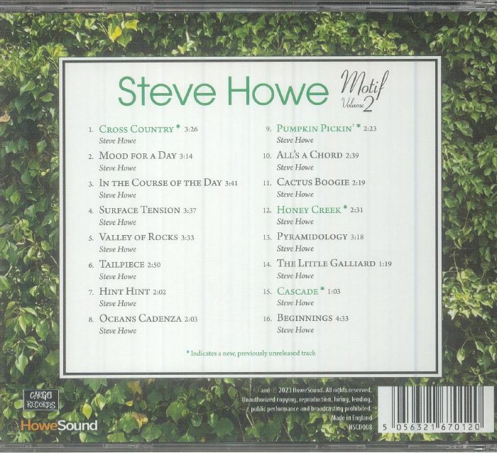 HOWE, Steve - Motif Vol 2