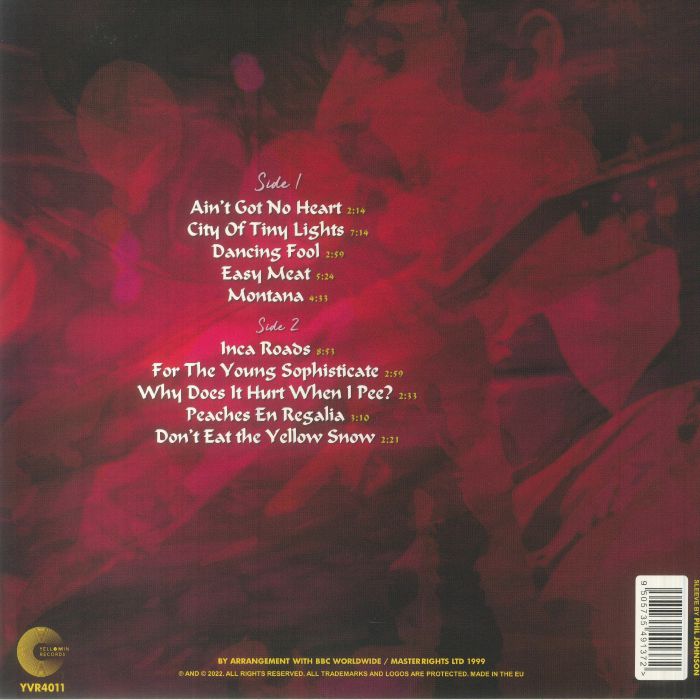 ZAPPA, Frank - The Young Sophisticate