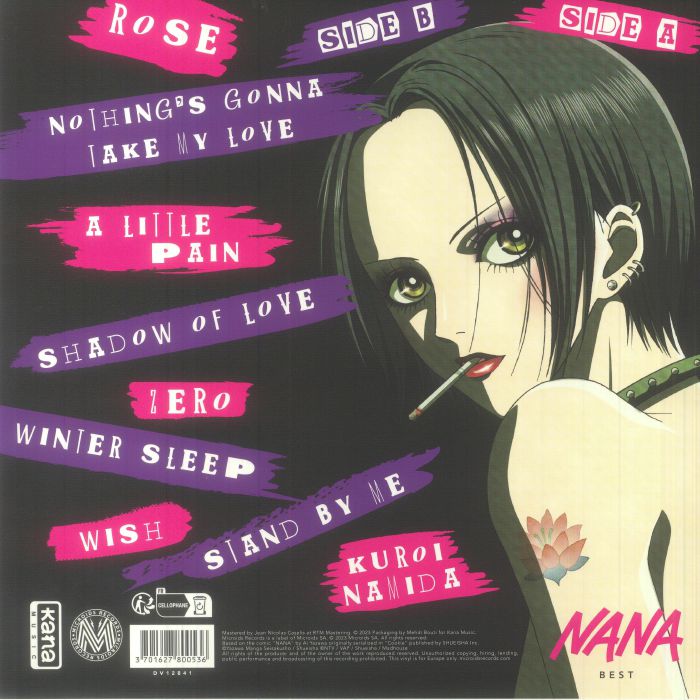 ANNA TSUCHIYA INSPI' NANA (BLACK STONES)/OLIVIA INSPI' REIRA (TRAPNEST) - Nana Best (Soundtrack)