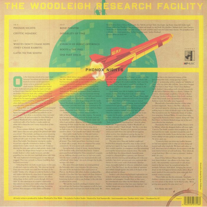 WRF aks THE WOODLEIGH RESEARCH FACILITY - Phonox Nights