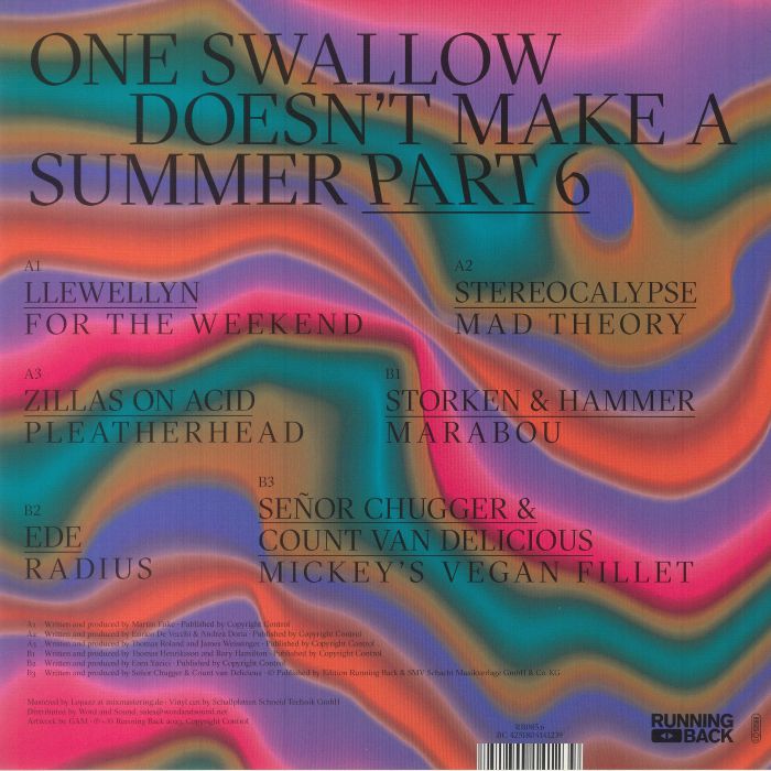 LLEWELLYN/STEREOCALYPSE/ZILLAS ON ACID/STORKEN/HAMMER/EDE/SENOR CHUGGER/COUNT VAN DELICIOUS - One Swallow Doesn't Make A Summer Part 6