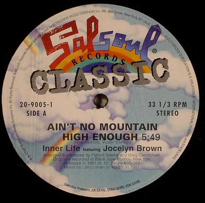 INNER LIFE feat JOCELYN BROWN/LOVE COMMITTEE - Ain't No Mountain High Enough