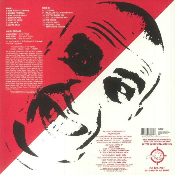 YOUTH BRIGADE - Sound & Fury (remastered)
