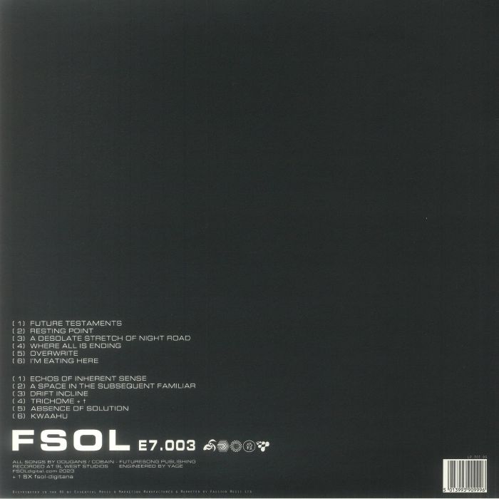 FSOL aka THE FUTURE SOUND OF LONDON - Environment 7003