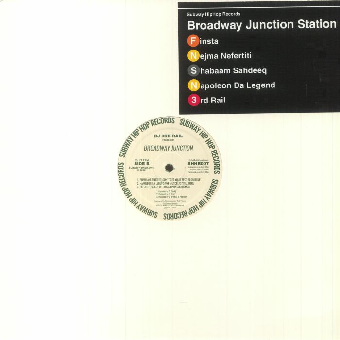 DJ 3RD RAIL/NAPOLEON DA LEGEND/NEFERTITI/FINSTA/SHABAAM SAHDEEQ - Broadway Junction Station