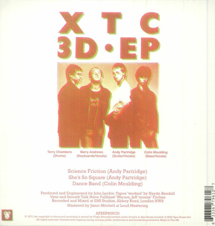 XTC - 3d EP