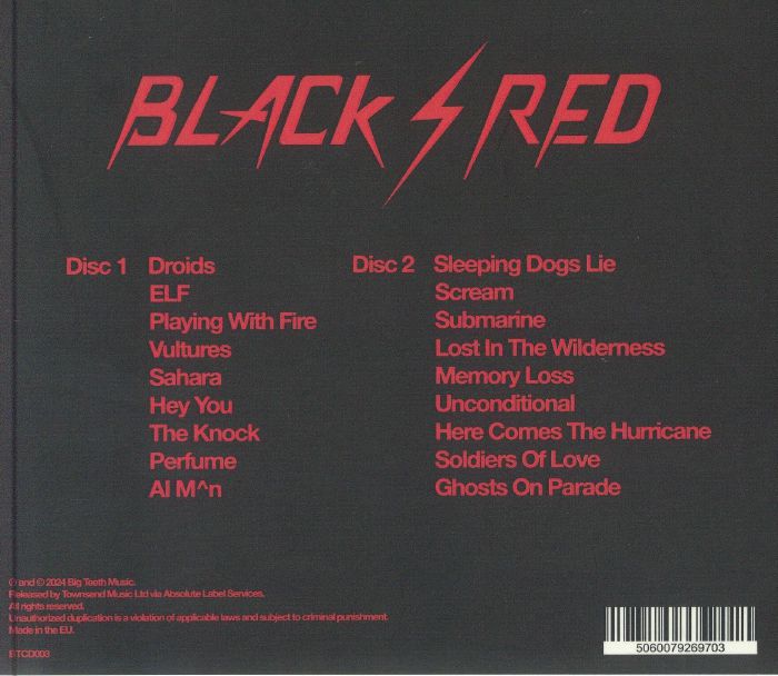 Feeder - Black / Red – Crash Records