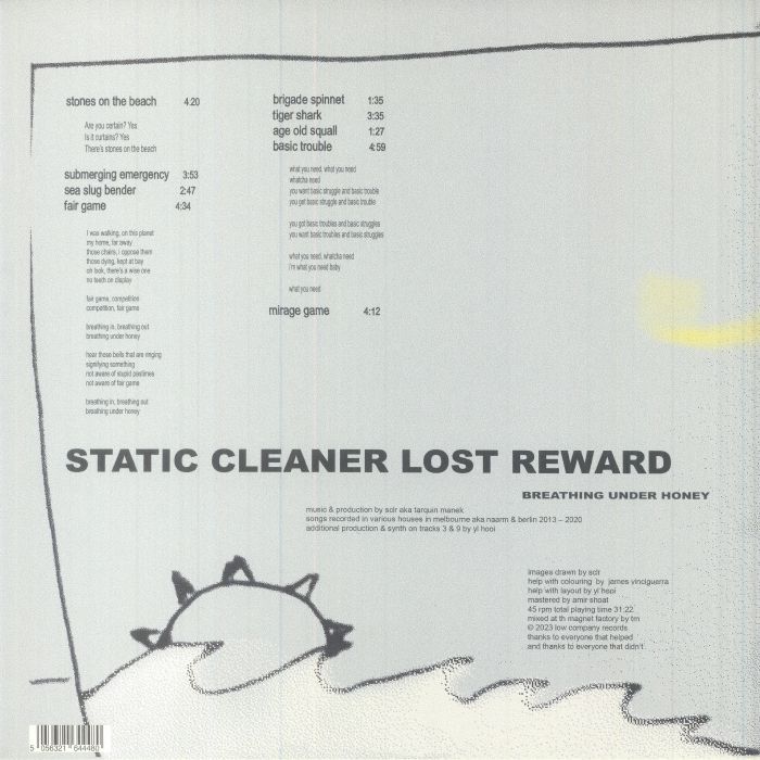 STATIC CLEANER LOST REWARD - Breathing Under Honey