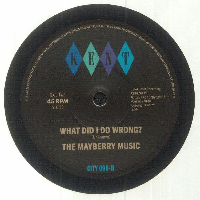 The Mayberry Movement, The Mayberry Music / I Can See Him Loving You b/w What Did I Do Wrong? The Mayberry Movement, The Mayberry Music / I Can See Him Loving You b/w What Did I Do Wrong?