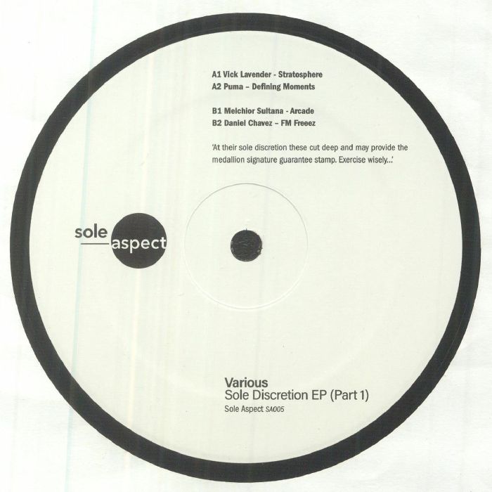 Vick LAVENDER/MELCHIOR SULTANA/DANIEL CHAVEZ/PUMA Sole Discretion EP