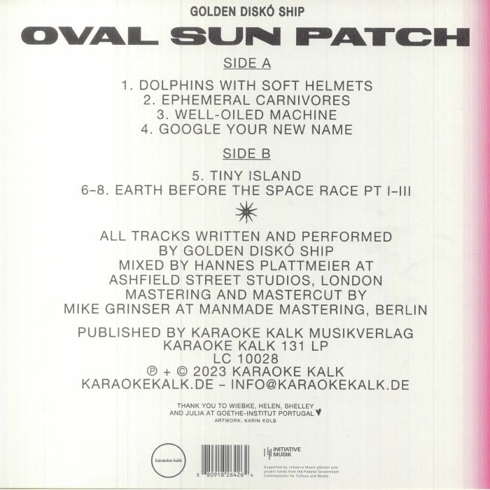 GOLDEN DISKO SHIP - Oval Sun Patch