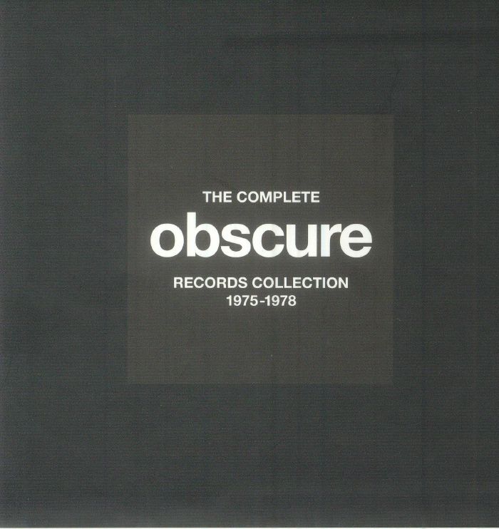 The Complete Obscure Records Collection 1975-1978 (remastered)