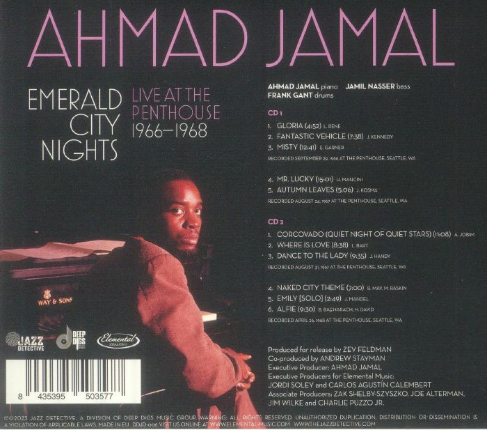 JAMAL, Ahmad - Emerald City Nights: Live At The Penthouse 1966-1968 Vol 3