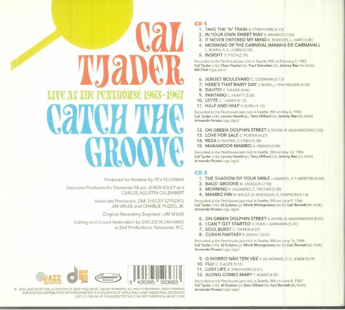 TJADER, Cal - Catch The Groove: Live At The Penthouse 1963-1967