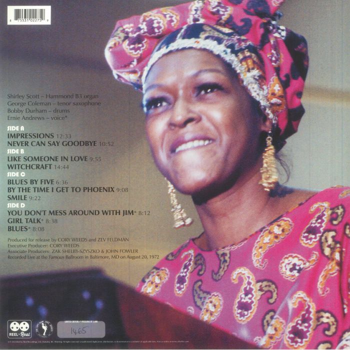 SCOTT, Shirley - Queen Talk: Live At The Left Bank (Remastered Deluxe Edition) (RSD Record Store Day 2023)