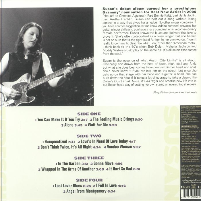 TEDESCHI, Susan - Live From Austin TX