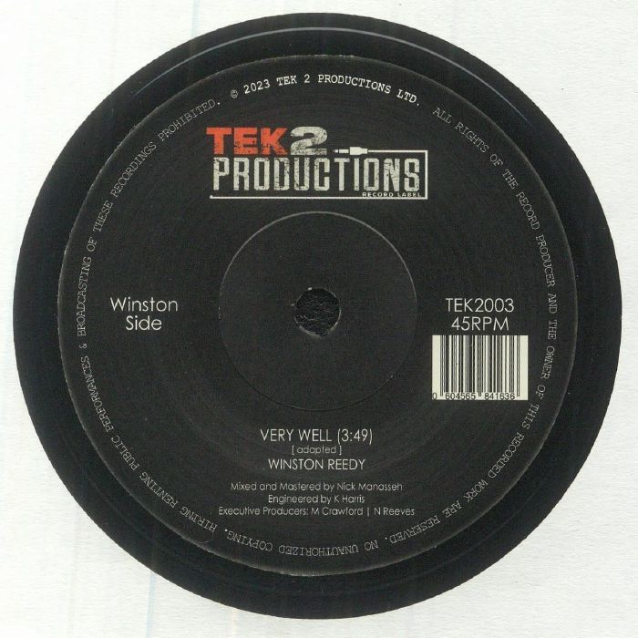 REEDY, Winston - Very Well