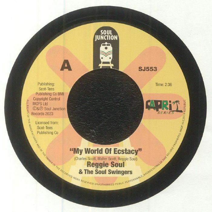 REGGIE SOUL & THE SOUL SWINGERS - My World Of Ecstasy