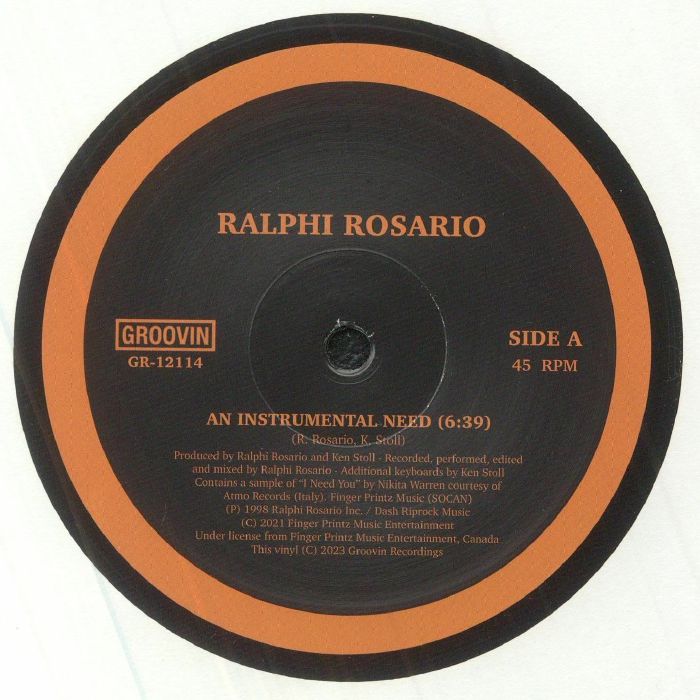 ROSARIO, Ralphi - An Instrumental Need