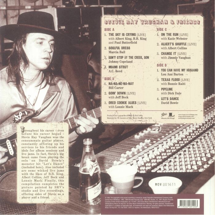 Stevie Ray VAUGHAN/VARIOUS - Solos Sessions & Encores Vinyl At Juno ...