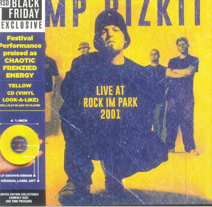LIMP BIZKIT - Rock In The Park 2001 (Record Store Day RSD Black Friday 2023)