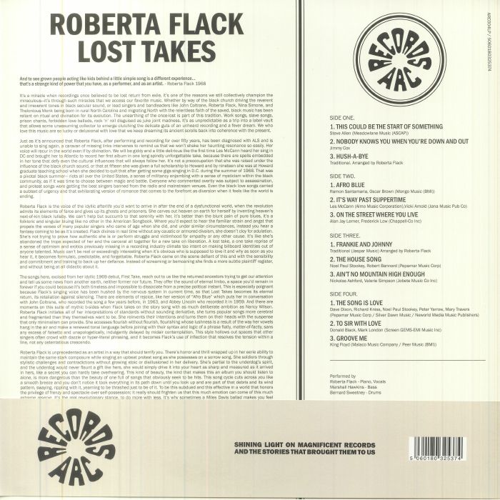 英2LP Roberta Flack Lost Takes ARC004LP Arc Records /00520 Roberta Flack - Lost Takes - Amazon.com Music
