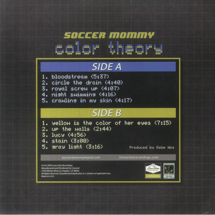 SOCCER MOMMY Color Theory Vinyl at Juno Records.