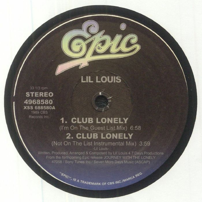 LIL LOUIS - Club Lonely (remixes)