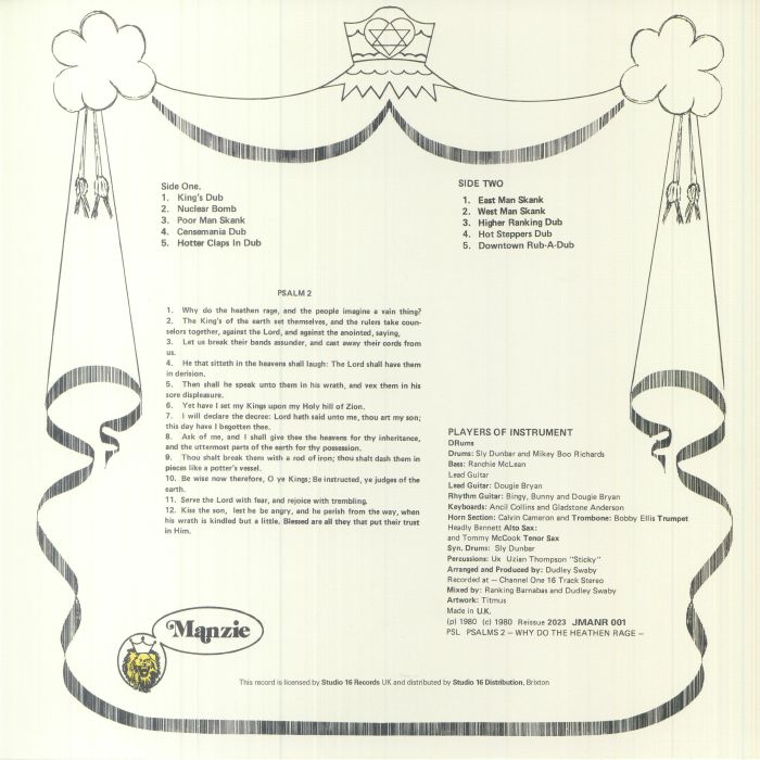 JA MAN ALLSTARS - King's Dub (reissue)