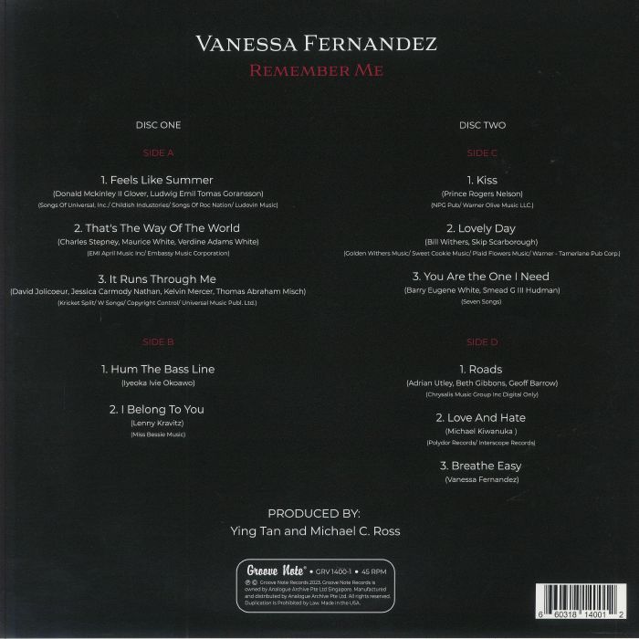 FERNANDEZ, Vanessa - Remember Me