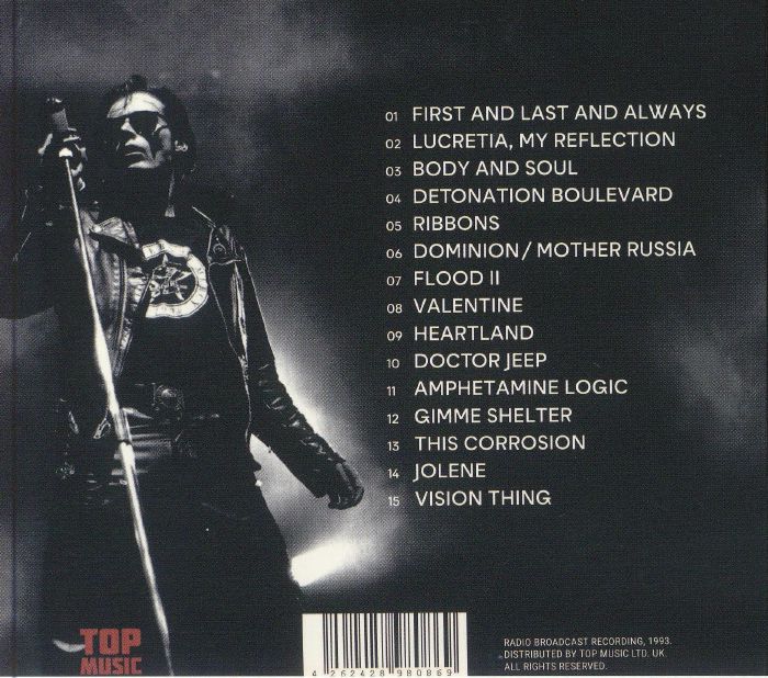 SISTERS OF MERCY, The - First & Last & Always In London