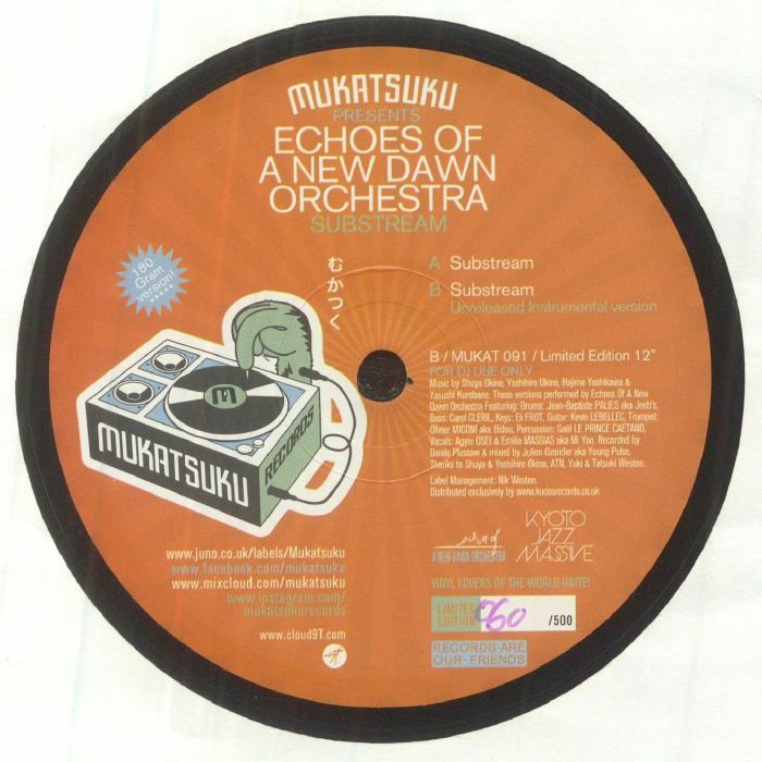 MUKATSUKU presents ECHOES OF A NEW DAWN ORCHESTRA - Substream (Kyoto Jazz Massive cover version)