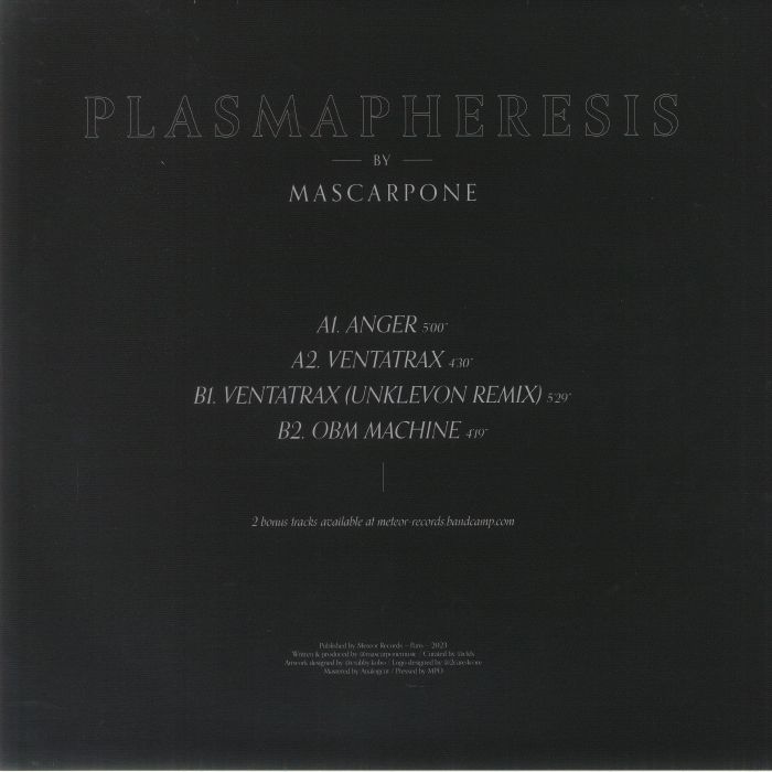 MASCARPONE - Plasmapheresis