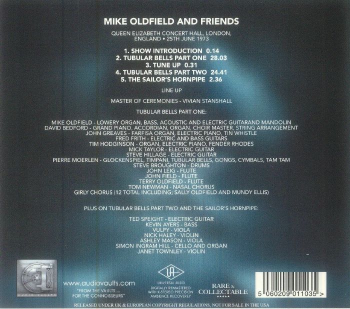 OLDFIELD, Mike & FRIENDS - Nineteen 73