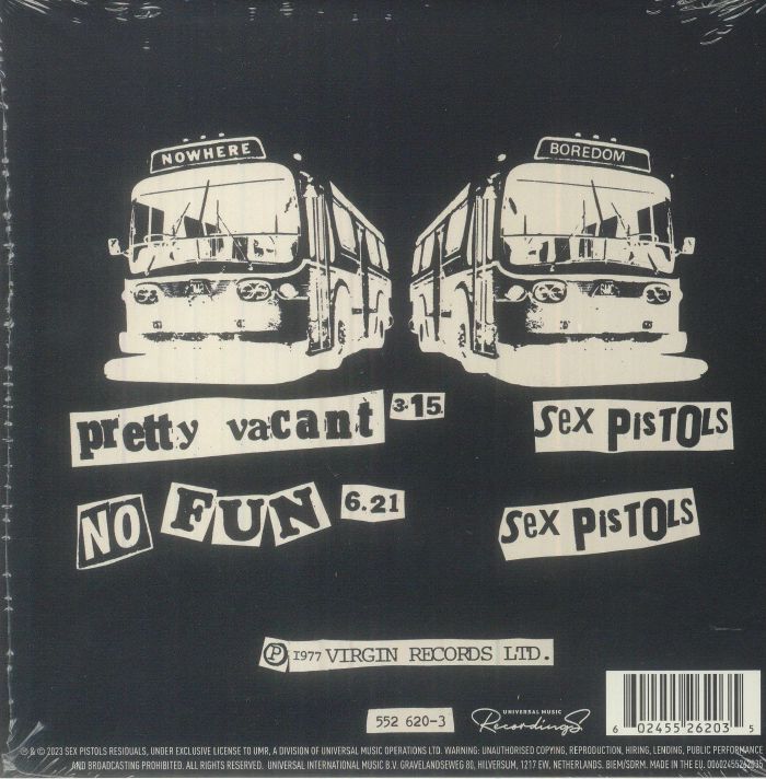 Sex Pistols Pretty Vacant Vinyl At Juno Records