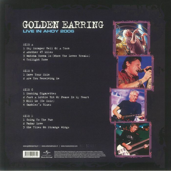 GOLDEN EARRING - Live In Ahoy 2006 (B-STOCK)