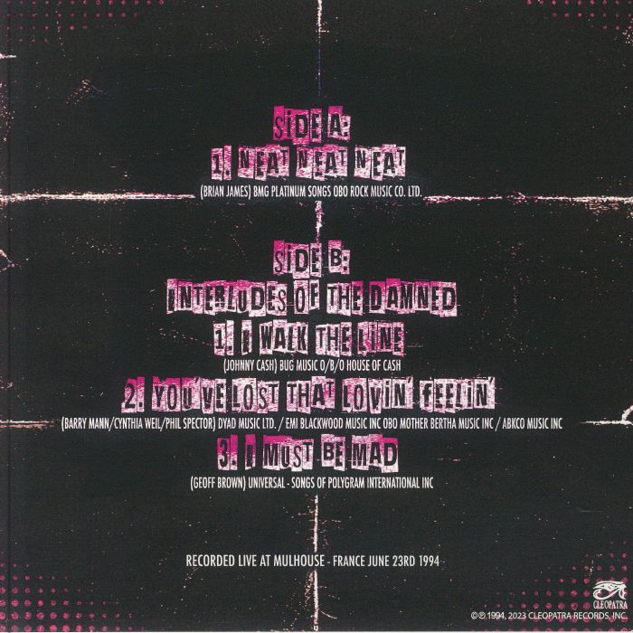 The Damned Neat Neat Neat UK 7\" レコード Neat Neat Neat | The Damned
