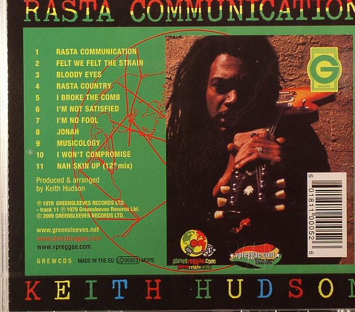 HUDSON, Keith - Rasta Communication