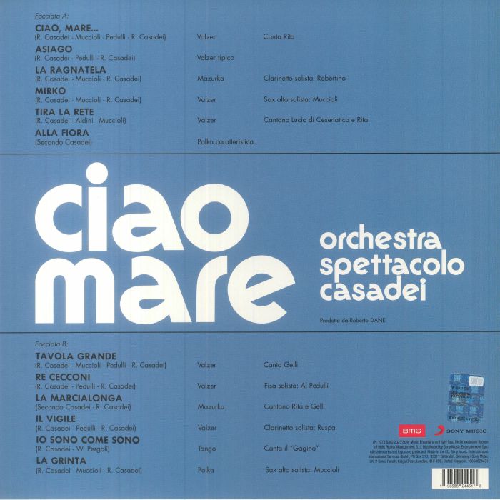ORCHESTRA SPETTACOLO RAOUL CASADEI - Ciao Mare (50th Anniversary Edition)