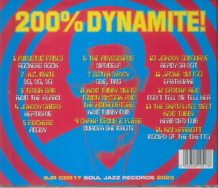 VARIOUS - 200% Dynamite! Ska Soul Rocksteady Funk & Dub In Jamaica
