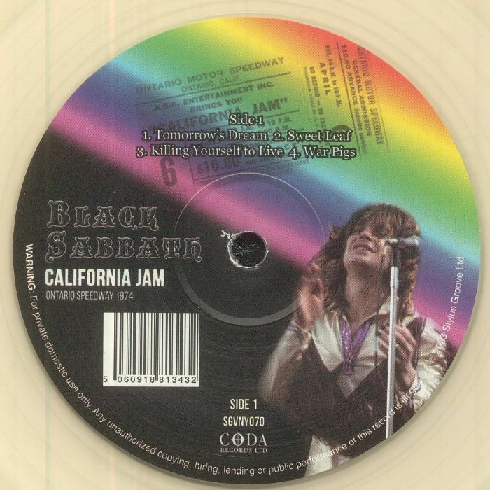 BLACK SABBATH California Jam Vinyl at Juno Records.
