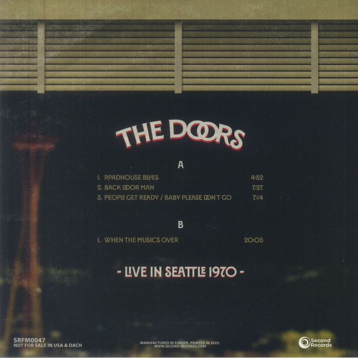 The DOORS - Live In Seattle 1970 Vinyl at Juno Records.